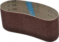 Tru-Maxx - 3" Wide x 18" OAL, 36 Grit, Aluminum Oxide Abrasive Belt - Aluminum Oxide, Very Coarse, Coated - Makers Industrial Supply