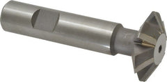 Whitney Tool Co. - 1-3/8° 1-3/8" Cut Diam, 7/16" Cut Width, 5/8" Shank, Carbide-Tipped Double-Angle Cutter - Makers Industrial Supply