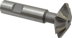 Whitney Tool Co. - 1-7/8° 1-7/8" Cut Diam, 5/8" Cut Width, 3/4" Shank, Carbide-Tipped Double-Angle Cutter - Makers Industrial Supply