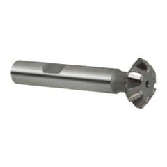 Whitney Tool Co. - 3/4° 3/4" Cut Diam, 1/4" Cut Width, 3/8" Shank, Carbide-Tipped Double-Angle Cutter - Makers Industrial Supply