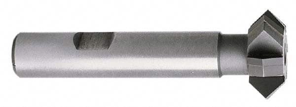 Whitney Tool Co. - 1-3/8° 1-3/8" Cut Diam, 7/16" Cut Width, 5/8" Shank, Carbide-Tipped Double-Angle Cutter - Makers Industrial Supply