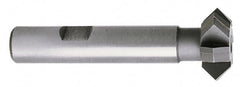 Whitney Tool Co. - 1-7/8° 1-7/8" Cut Diam, 5/8" Cut Width, 3/4" Shank, Carbide-Tipped Double-Angle Cutter - Makers Industrial Supply