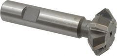 Whitney Tool Co. - 1-3/8° 1-3/8" Cut Diam, 1/2" Cut Width, 5/8" Shank, Carbide-Tipped Double-Angle Cutter - Makers Industrial Supply