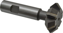 Whitney Tool Co. - 1-7/8° 1-7/8" Cut Diam, 5/8" Cut Width, 3/4" Shank, Carbide-Tipped Double-Angle Cutter - Makers Industrial Supply