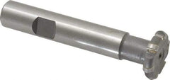 Whitney Tool Co. - 3/32" Radius, 3/16" Circle Diam, 7/8" Cutter Diam, Shank Connection, Convex Radius Cutter - 1/2" Shank Diam, 3" OAL, Carbide-Tipped, Uncoated, Profile Ground, 6 Teeth, Weldon Flat - Makers Industrial Supply