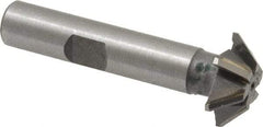 Whitney Tool Co. - 3/4" Diam x 3/16" Width of Cut, 45° Included Angle, Shank Connection, Carbide Tipped Single Angle Cutter - 3/8" Shank Diam, 2-1/8" Overall Length, Right Hand Cut, Uncoated - Makers Industrial Supply