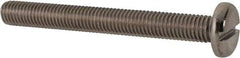 Value Collection - M10x1.50 Metric Coarse, 90mm Length Under Head Slotted Drive Machine Screw - Pan Head, Grade 316 & A4 Stainless Steel, Uncoated, Without Washer - Makers Industrial Supply