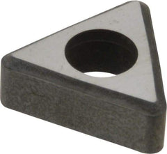 Made in USA - 3/8" Inscribed Circle, Triangle Interchangeable Head Shim for Indexables - Carbide, 3/16" Thick, ITSN Shim Style, Negative Rake - Makers Industrial Supply