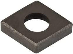 Made in USA - 1/2" Inscribed Circle, Diamond (Shape) Shim for Indexables - Carbide, 1/8" Thick, SCN Shim Style, Negative Rake - Makers Industrial Supply