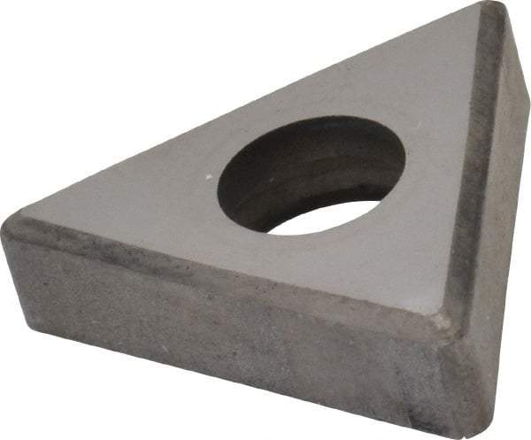 Made in USA - 1/2" Inscribed Circle, Triangle Shim for Indexables - Carbide, 3/16" Thick, TSN Shim Style, Negative Rake, Left Hand, Right Hand Cut - Makers Industrial Supply