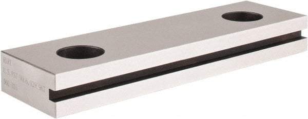 Kurt - Vise Jaw Plate - Steel, 5.969" Long, 0.752" Wide, 1.735" High - Makers Industrial Supply