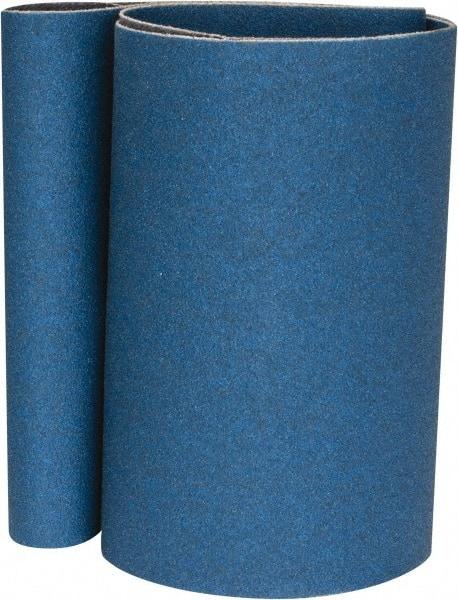 Norton - 4" Wide x 24" OAL, 120 Grit, Zirconia Alumina Abrasive Belt - Zirconia Alumina, Fine, Coated, Y Weighted Cloth Backing, Series 3X - Makers Industrial Supply