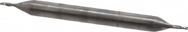 OSG - 1/32", 5/64" LOC, 1/8" Shank Diam, 1-1/2" OAL, 2 Flute, Solid Carbide Square End Mill - Exact Industrial Supply