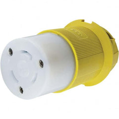 Hubbell Wiring Device-Kellems - 125V 30A NEMA L5-30R Marine Twist Lock Connector - Makers Industrial Supply