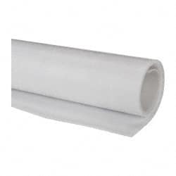 Made in USA - 0.0400 Inch Thick x 12 Inch Wide x 3 Ft. Long, Plastic Film - PTFE (Virgin), +/-0.004 Inch Tolerance - Makers Industrial Supply