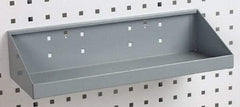 Triton - 18" Long LocBoard Shelf Pegboard Hook - 6-11/16" Projection, Steel - Makers Industrial Supply