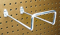 Triton - 2-3/4" ID, 1/4" Diam, 8" Long Double Closed End Loop Pegboard Hook - 8-5/8" Projection, 80° Bend, 2" Bend Length, Steel - Makers Industrial Supply