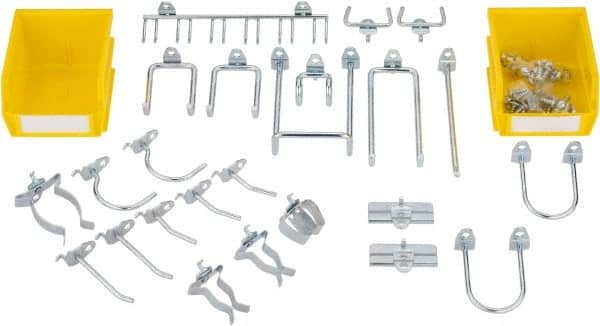 Triton - Pegboard Hook Set - Steel & Plastic - Makers Industrial Supply