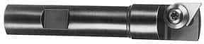 APT - 15mm Cut Diam, 1/2" Shank Diam, 3" OAL, Indexable Square Shoulder End Mill - TPG 221, TPG 222, TPG 223 Inserts, Weldon Shank, 90° Lead Angle, Series Tri-Dex - Makers Industrial Supply