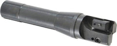 APT - 1-1/4" Cut Diam, 0.65" Max Depth of Cut, 5-7/8" OAL, Indexable Square Shoulder End Mill - TPC 32..., TPG 32., TPU 32. Inserts, R8 90° Lead Angle, Series Tri-Dex - Makers Industrial Supply