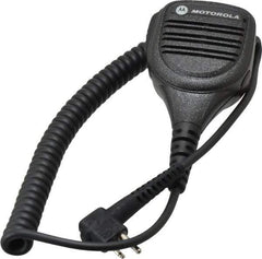 Motorola - Two Way Radio Speaker/Microphone - Use with GP300 Two-Way Radio Palm Speakers - Makers Industrial Supply