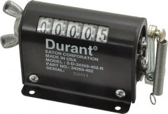 Durant - 5 Digit Wheel Display Counter - Side Wingnut Reset - Makers Industrial Supply