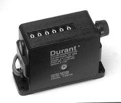 Durant - 6 Digit Wheel Display Counter - Keyed Reset - Makers Industrial Supply