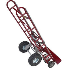 Wesco Industrial Products - 10" Wheel Diam Hand Truck 4 Wheel Convertible Kit - For Use with Wesco Steel Service Carts - Makers Industrial Supply