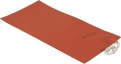 Value Collection - 12" Long x 6" Wide, Rectangular, Silicon Rubber, Standard Heat Blanket - 120 Volt, Plain Back, Use with Metal Containers - Makers Industrial Supply