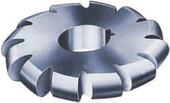 Value Collection - 11/32" Radius, 3" Diam, 12 Teeth, Arbor Connection, High Speed Steel Convex Radius Cutter - Form Relieved Relief, Bright Finish - Makers Industrial Supply