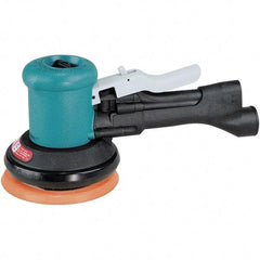 Dynabrade - 12,000 OPM, 23 CFM Air Consumption, Palm Air Orbital Sander - Round Pad, 1/4 NPT Inlet - Makers Industrial Supply