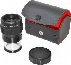 SPI - 7x Max Magnification, 1 Inch Lense Diameter, Hand Held Optical Comparator - Reticle No. 5 - Makers Industrial Supply