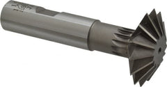 Interstate - 1-1/2° 1-1/2" Cut Diam, 1/2" Cut Width, 5/8" Shank, Cobalt Double-Angle Cutter - Makers Industrial Supply