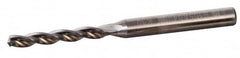 Kennametal - 0.3566" 130° Solid Carbide Jobber Drill - TiAlN Finish, Right Hand Cut, Spiral Flute, Straight Shank, 4.06" OAL, Standard Point - Makers Industrial Supply