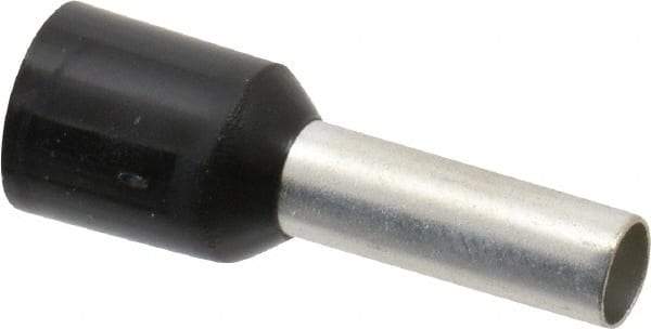 ACI - 10 AWG, Partially Insulated, Crimp Electrical Wire Ferrule - 12mm Long x 3.9mm Diameter Pin, 20mm Overall Length - Makers Industrial Supply