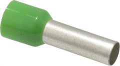 ACI - 6 AWG, Partially Insulated, Crimp Electrical Wire Ferrule - 18mm Long x 6.2mm Diameter Pin, 28.2mm Overall Length - Makers Industrial Supply