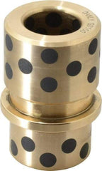 Dayton Lamina - 1" ID x 2-11/16" OAL, Cast Aluminum Bronze, Die & Mold Shoulder Bushing - Shoulder, 1-27/32" Bottom OD, 1-1/2" Top OD, 1-3/4" Under Collar, 1-3/4" Under Collar, 15/16" Above Collar - Makers Industrial Supply