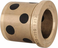 Dayton Lamina - 7/8" ID x 1-3/8" OAL, Aluminum Bronze, Die & Mold Shoulder Bushing - Shoulder, 1-1/4" Bottom OD, 1-1/4" Top OD, 1.43" Collar OD, 1-3/16" Above Collar - Makers Industrial Supply