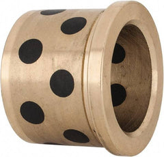 Dayton Lamina - 1-1/4" ID x 1-3/8" OAL, Aluminum Bronze, Die & Mold Shoulder Bushing - Shoulder, 1-5/8" Bottom OD, 1-5/8" Top OD, 1.8" Collar OD, 1-3/16" Above Collar - Makers Industrial Supply