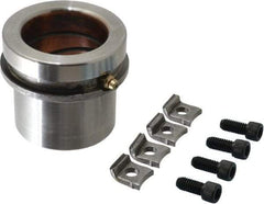 Dayton Lamina - 2" ID x 2-5/8" OAL, Steel, Bronze Plated Die & Mold Shoulder Bushing - Short Shoulder, 2.909" Bottom OD, 2-1/2" Top OD, 3.064" Collar OD, 1" Under Collar, 1-5/8" Above Collar - Makers Industrial Supply