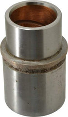 Dayton Lamina - 2" ID x 4-5/8" OAL, Steel, Bronze Plated Die & Mold Shoulder Bushing - Extra Long Shoulder, 2.909" Bottom OD, 2-1/2" Top OD, 3.064" Collar OD, 3" Under Collar, 1-5/8" Above Collar - Makers Industrial Supply