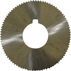 Value Collection - 1-3/4" Diam x 0.057" Blade Thickness x 5/8" Arbor Hole Diam, 90 Tooth Slitting and Slotting Saw - Arbor Connection, Right Hand, Uncoated, High Speed Steel, Concave Ground, Contains Keyway - Makers Industrial Supply