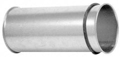 Made in USA - 10" ID Galvanized Duct Adjustable Nipple - 11" Long, 22 Gage - Makers Industrial Supply