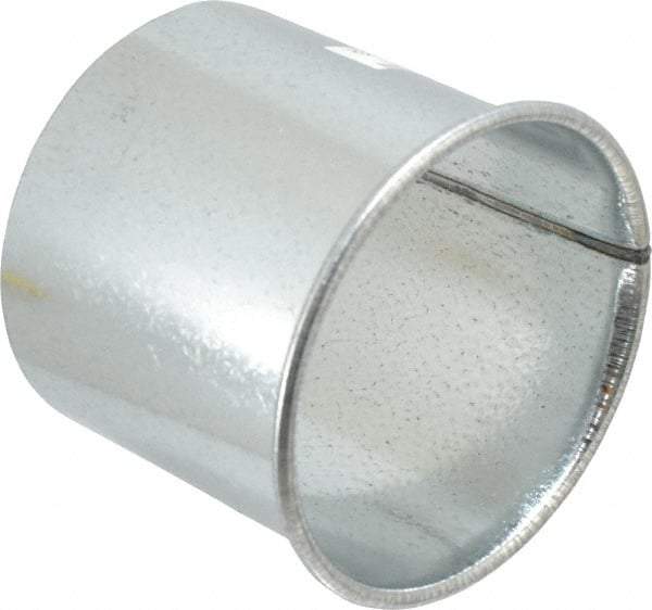 Made in USA - 5" ID Galvanized Duct Adapter - 4" Long, 22 Gage - Makers Industrial Supply