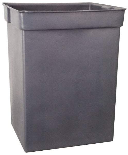 Rubbermaid - 42 Gal Rectangle Plastic Rigid Trash Can Liner - 23-1/4" Long x 20-1/4" Wide x 29" High, Compatible with Container Series Glutton - Makers Industrial Supply