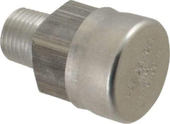 LDI Industries - 1/8 Thread, Aluminum, Protected Vent - 1-1/8" High, 9/16" Hex Flats Diam - Makers Industrial Supply