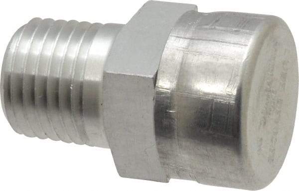 LDI Industries - 1/4 Thread, Aluminum, Protected Vent - 1-3/16" High, 3/4" Hex Flats Diam - Makers Industrial Supply