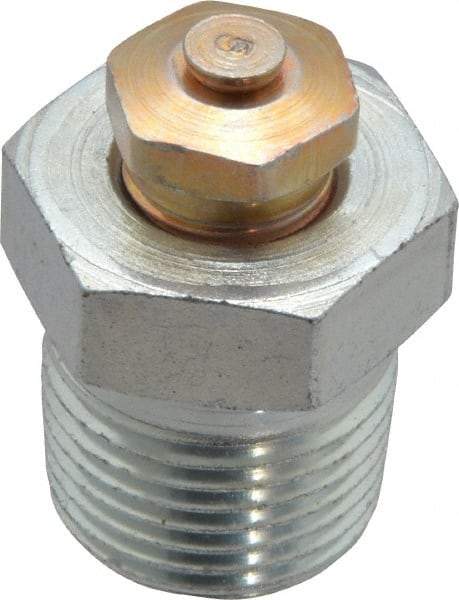 LDI Industries - 3/8-18 Thread, 1 to 5 psi Relief Pressure, Steel, Relief Vent - 1-3/16" High, 19.05mm Hex Flats Diam - Makers Industrial Supply