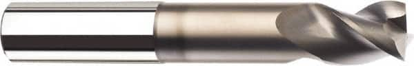 SGS - 1/2", 2 Flute, Single End, Solid Carbide, 0.02" Corner Radius End Mill - 3" OAL, 45° Helix, Right Hand Flute, 3/4" LOC, Right Hand Cut, 1-1/2" Extended Reach - Makers Industrial Supply