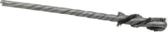 Osborn - 1/4" Diam Helical Steel Tube Brush - 0.005" Filament Diam, 1" Brush Length, 3-1/2" OAL, 1/8" Diam Shank - Makers Industrial Supply